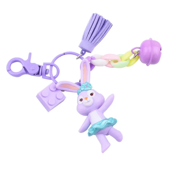 Girl heart Stella rabbit bear doll key chain INS popular cute cartoon doll student female pendant TP-22070