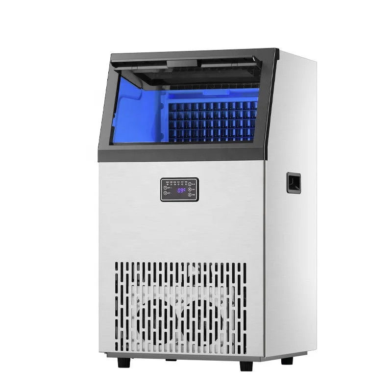 Commercial Ice Maker/ 155 Lb (70 Kg) Ice Machine/ Ice Cube Making Machine For RestaurantsBarsHomes