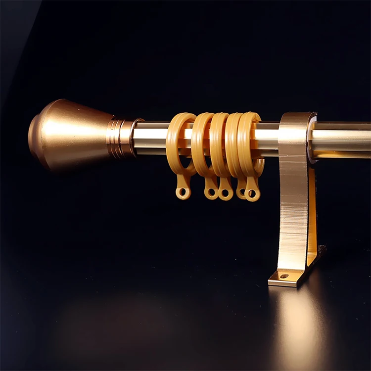 
Hot selling colorful white accessories aluminum alloy high quality luxury curtain rods 