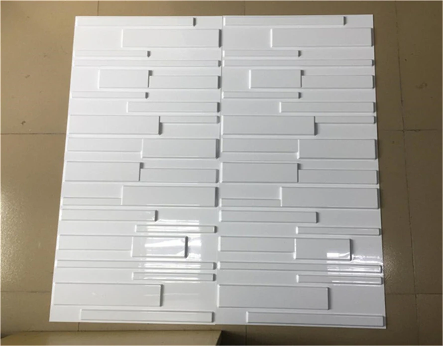 Transparent Mirror Silver Light Through 3D Cover Customized Pared 3D Wall Panel