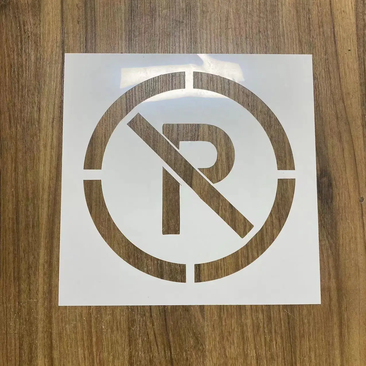 Stencils Set Hot Sell Plastic brushing PpWhite CustomizedCraftPETaccessiblesignboardtagcharacterisiticbarrierfree