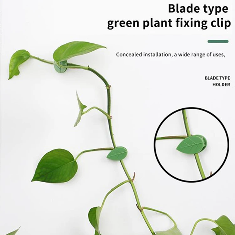 Self-Adhesive Plant Climbing Wall Fixture Rattan Vine Bracket Fixed Buckle Leaf Clips Traction Holder Wall Fixture Clips