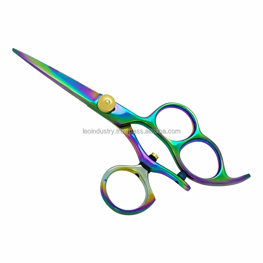 Hairdressing Combination Thin Artifact Hair Salon Barber Scissors 6.0 Inch Hair Cutting Sharp Blade 4cr13 Silver Stainless Steel