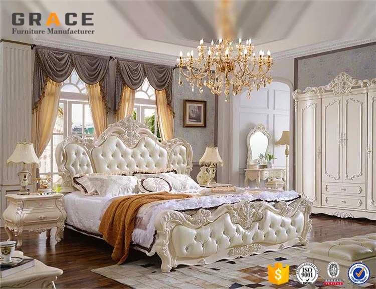 Z912 белый vip Египетский комплект мебели для спальни