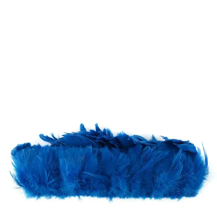 Rooster Schlappen White Dyed Feather