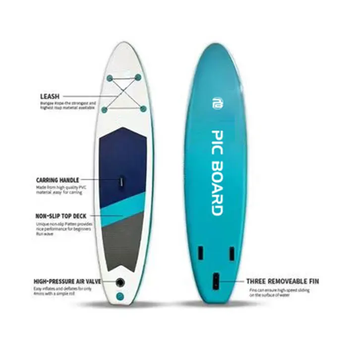 PIC BOARD Dropshipping wood Inflatable sup paddle board with accessories