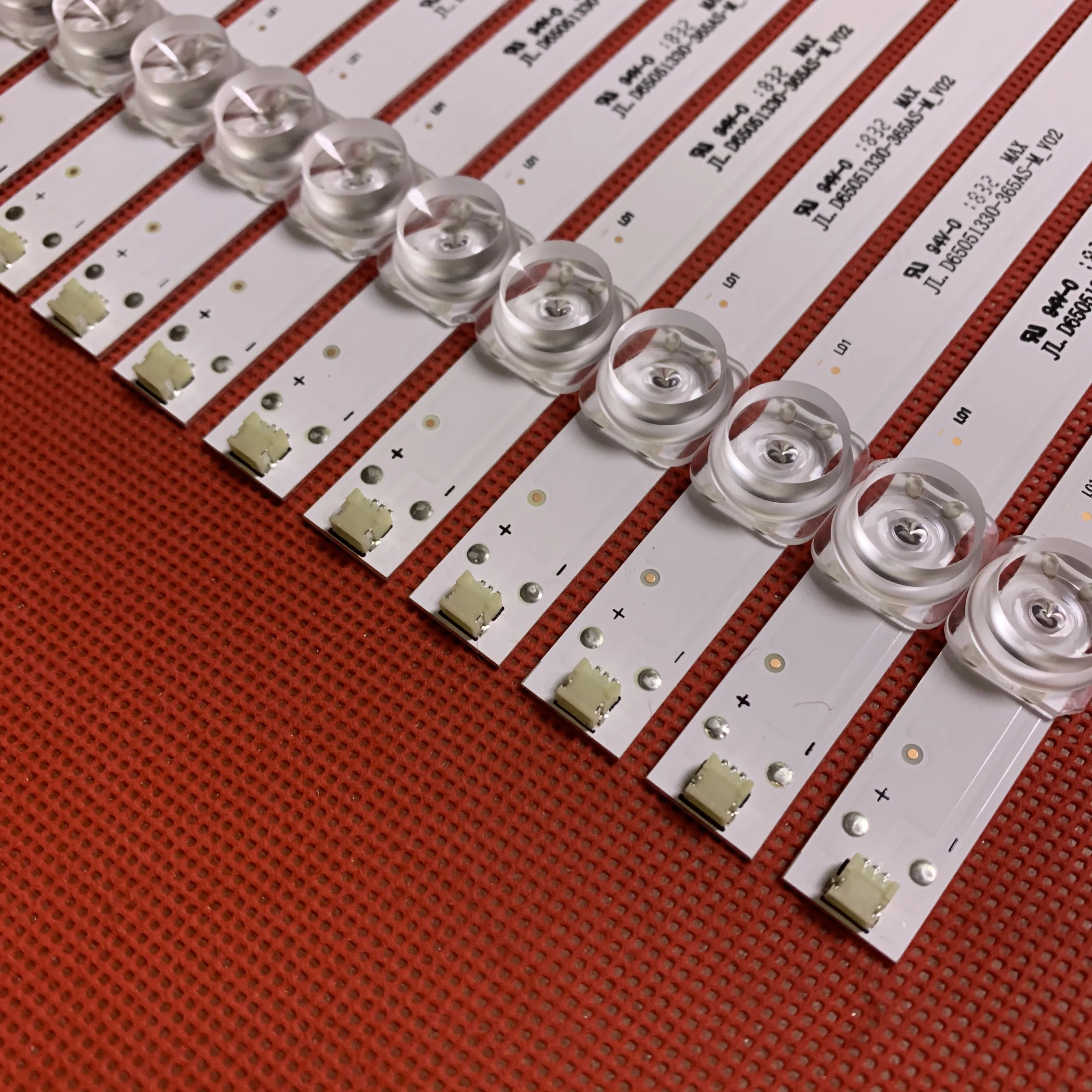 High quality TV backlight LED bar LED Strip for  H65E3A H265AS5  5 leds 3v 6v with lens