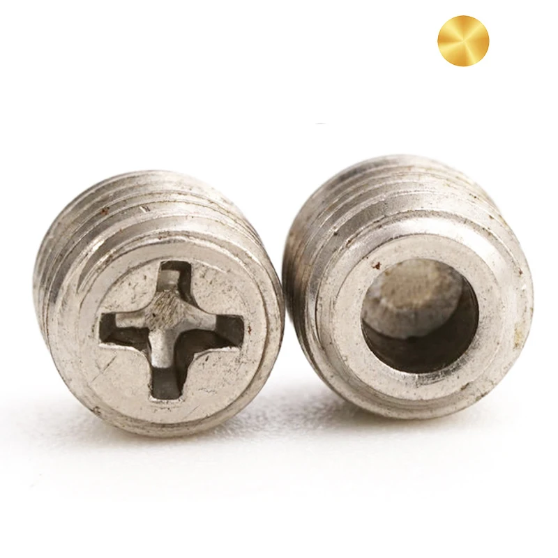 Hot Sell China factory produced for India customer Stainless Steel 304 A2-70 Phillips head set screw Grub Screw with cup point