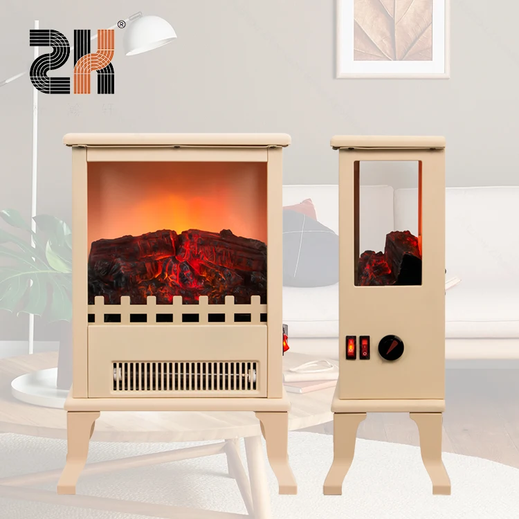 17 Inch 120V 220V Modern Light Color Decoration victorian Wholesale Indoor LED Free standing Electric Fireplace Stove