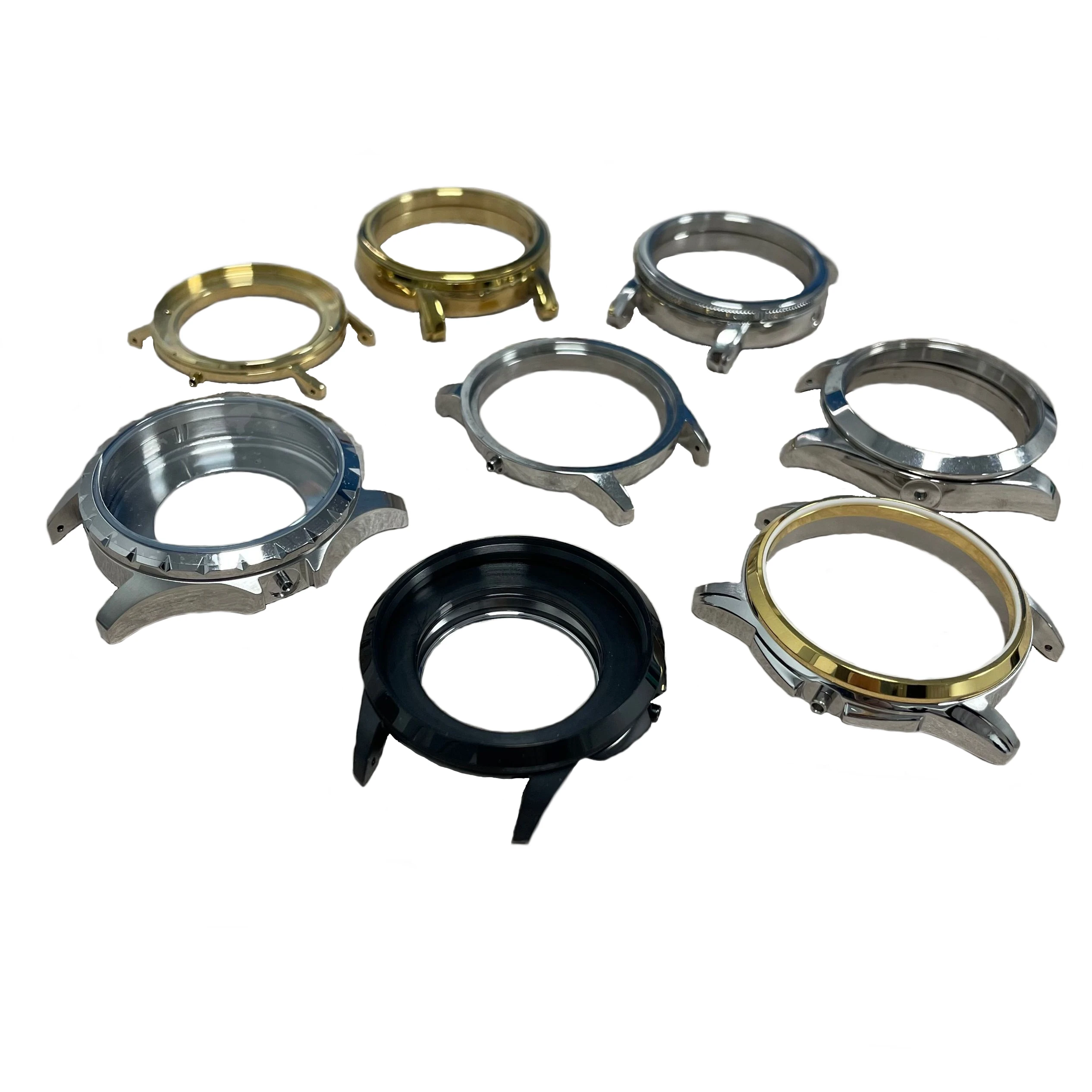 Watch Manufacturer Customized 316l Stainless Steel Pvd Watch Case Parts