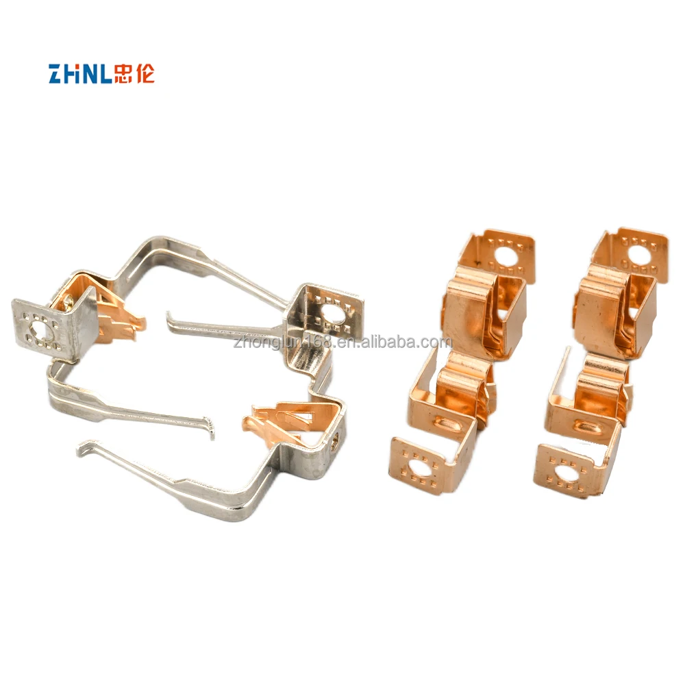 2 Gang Multi-Function Insert Oem Stamping Part Wall Switch Inner Electric Contacts Brass Parts Of Power Socket