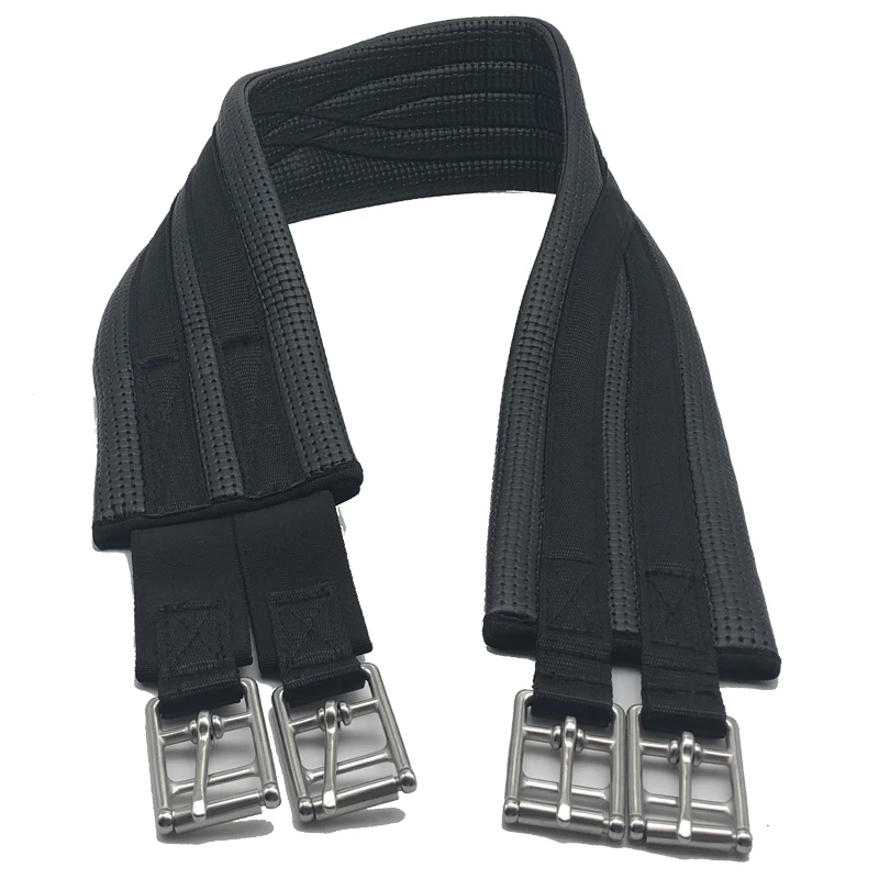 Muker Horse riding equipment wholesale custom EVA material horse girth with stainless steel roller buckles