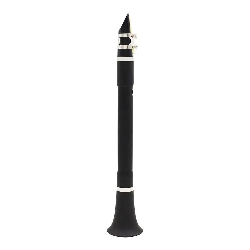 Factory Wholesale Musical Instrument High Quality Black Keyless Clarinet Set Beginner Clarinet Klarnet For Beginners