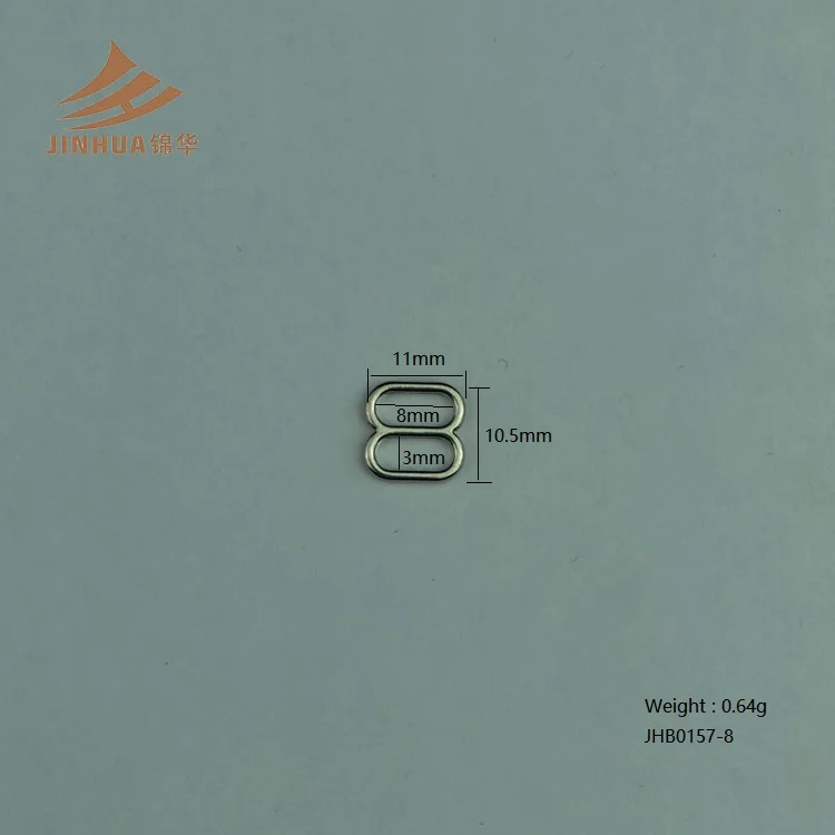 Swimwear Bikini 8mm Sliders Clasps Metal Bra Buckles Front Closure