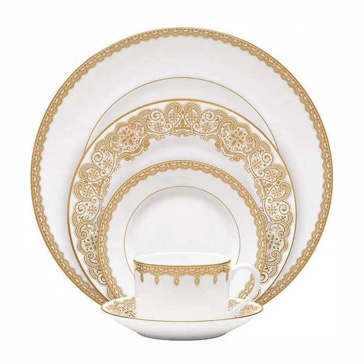 Portuguese  Style Bone China  Dinner Set Colourful Dinnerware Sets