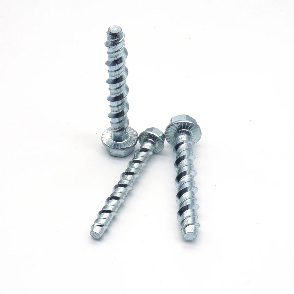 M8 M10 M12 hex flange head thunder masonry self tapping concrete screw bolt