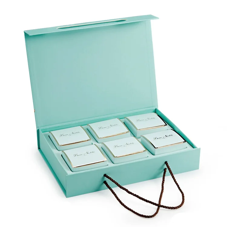 Customized  refined  packaging gift box with portable paper bag