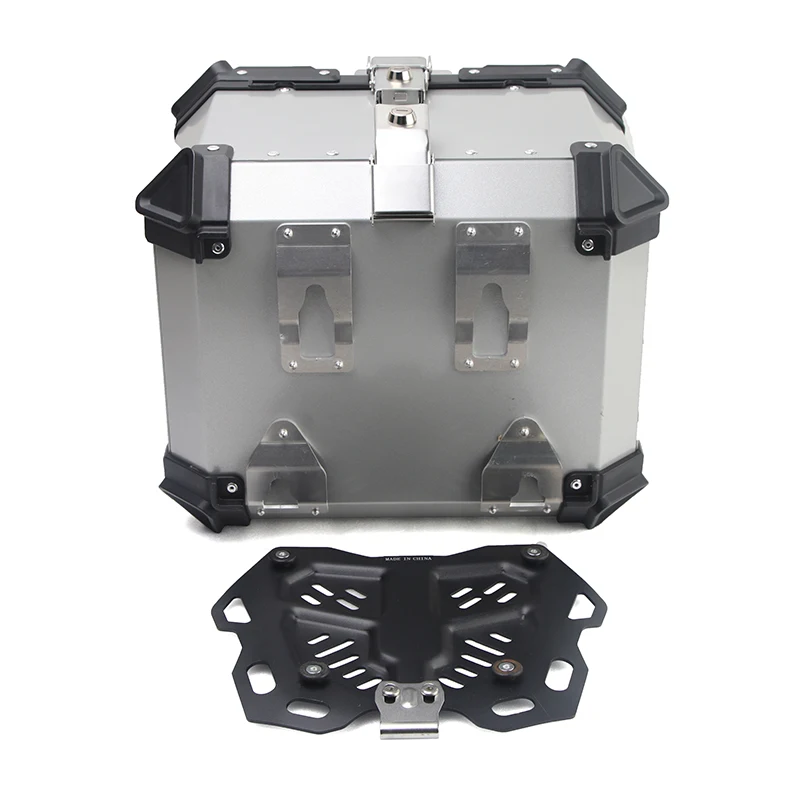 38L/35L/36L Motorcycle Top Box Trunk Helmet Storage Box Motorcycle Tail Boxes Aluminum Alloy