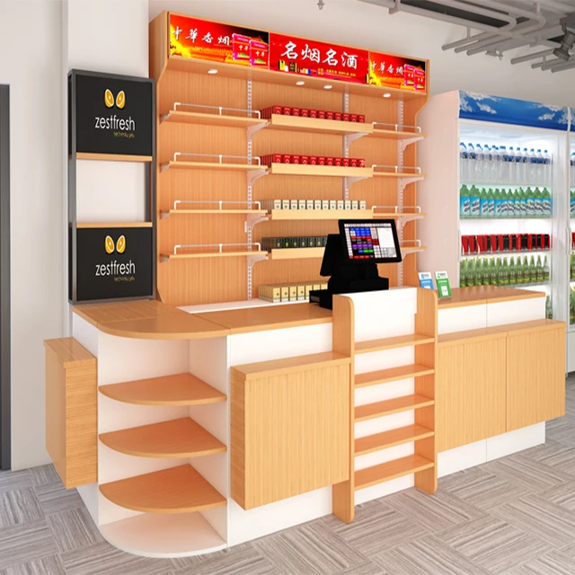 Factory Price Supermarket retail convenience store checkout counter