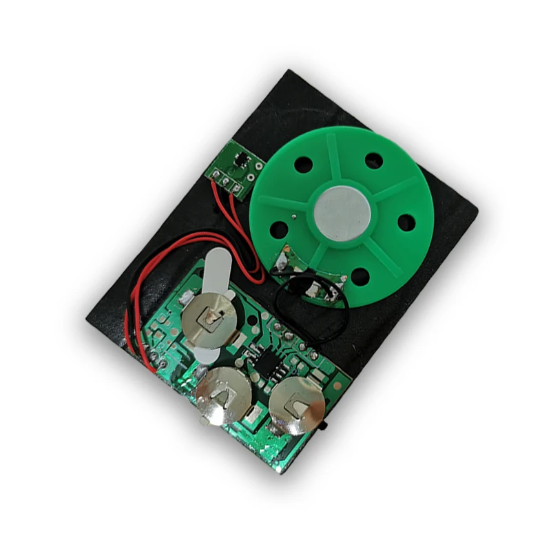 Programmable musical chips for greeting card with magnetic sensor voice module