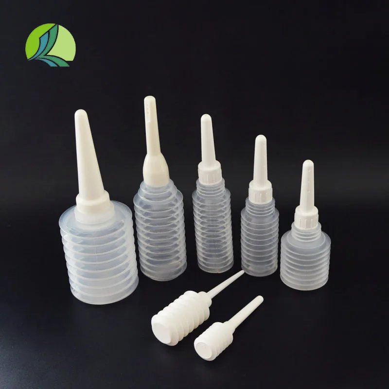 200ml 60ml 50ml 20ml 10ml 5ml Plastic washer bottle white light-proof disposable squeeze gynecological spring bottle