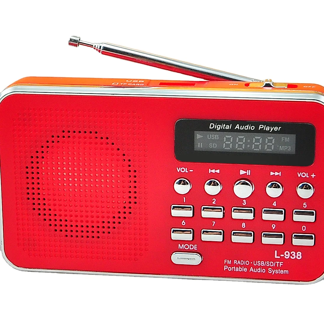 Portable  Home Fm Radio Antenna Mp3 Pleayer U Disc Tf Play  Connect  Lcd Screen Transit Connect Radio