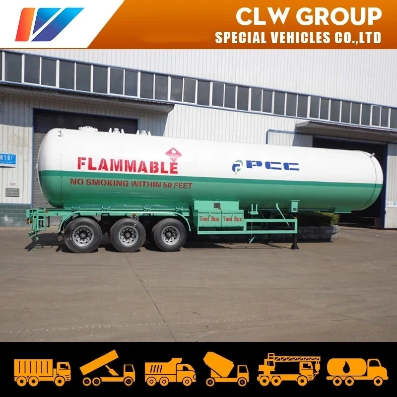 60000 liters Cooking Lpg Gas tank Trailer 30mt Propane Tanker Semi Trailer Philippines