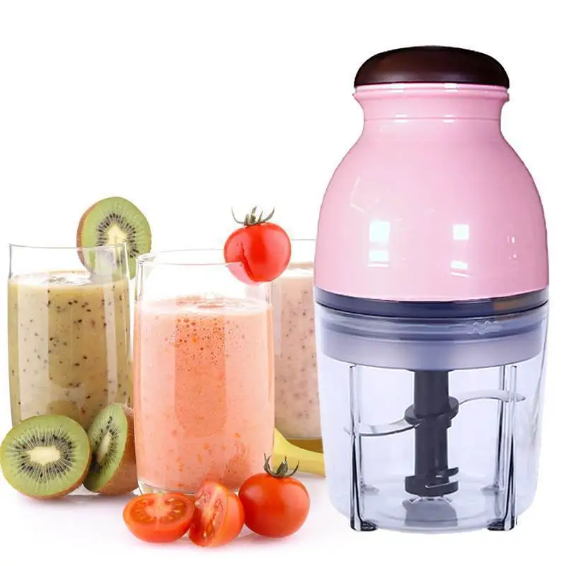 2022 hot Home kitchen colorful electric portable mini plastic manual food meat grinder chopper