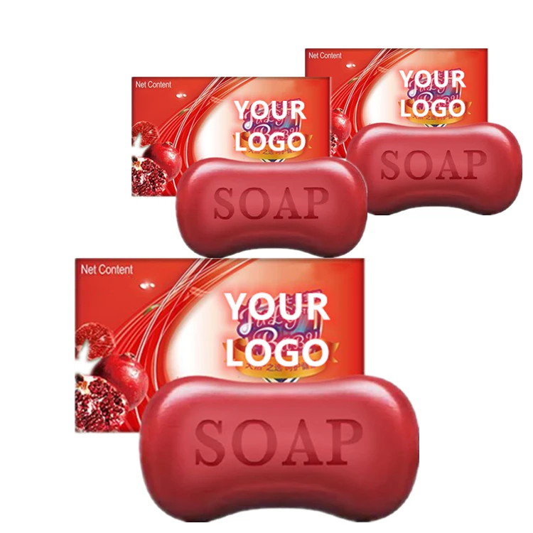 OEM Wholesale Custom Private Label fragrance customized Sulphur Body pomegranate bar Soap