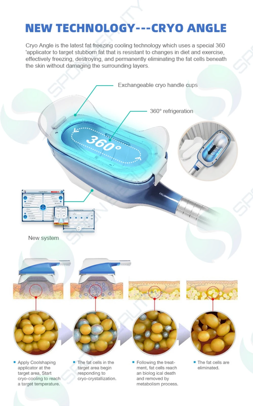 360 fat freezing cryolipolyse  slim equipment freeze cryolipolisis Slimming machine1