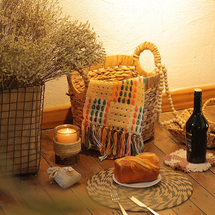 Горячая Распродажа, дешевая китайская корзина для морской травы, бытовая круглая корзина с Гиацинтом воды