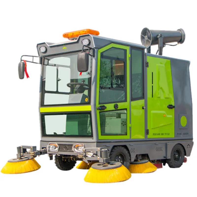Tanjie New Arrival Hot Sale Ride On Sweeper Floor Sweeper Road Cleaning Sweeper Machine with 300L Tank
