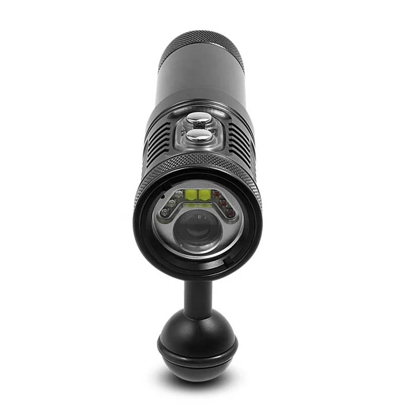 Hi-max V17 Professional Dimmable Underwater Photograph Video Diving Flashlight