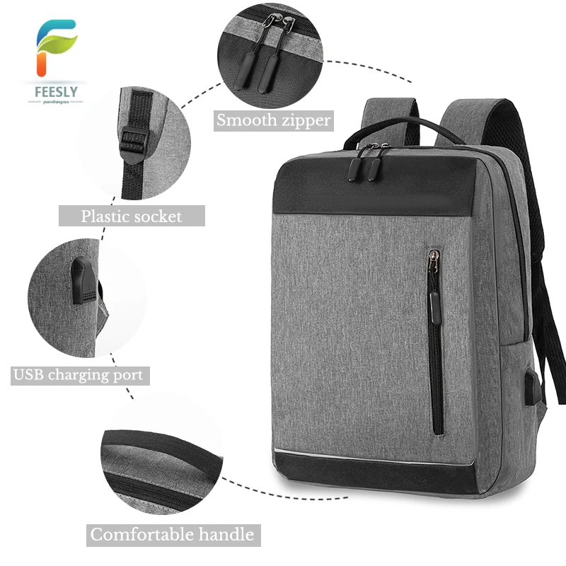 manufacturer 3in1 laptop backpack set price polyester multifunctional usb laptop backpack travel business college bags