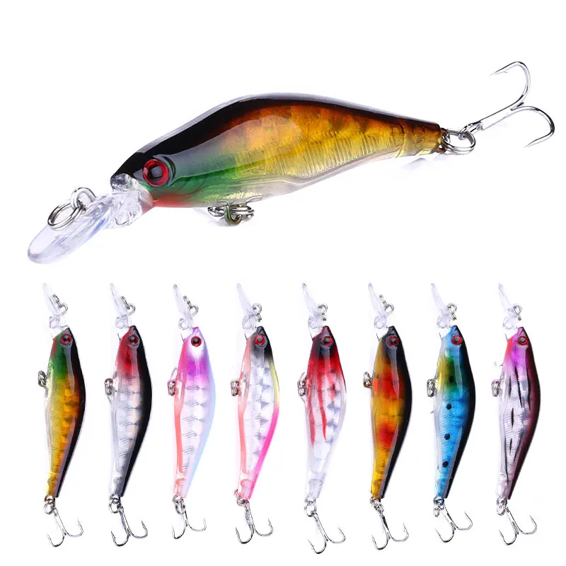 8CM 6.3G Trout Artificial Minnow Bait Fishing Lure Sinking Minnow Lure
