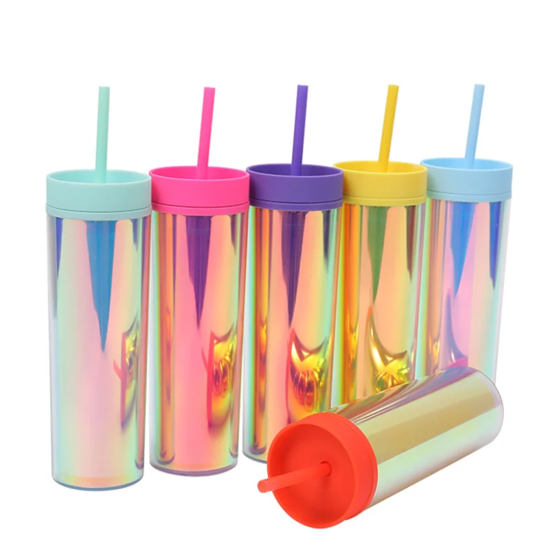 High Quality Wholesale Travel Mug Thermal Coffee Mug Tumbler Rainbow Color Hand Cup