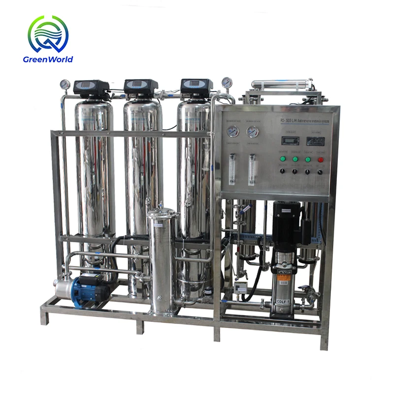Industrial Full Stainless Steel 500 Lph Reverse Osmosis System Drinking Water Purification Plant fish water treatment product