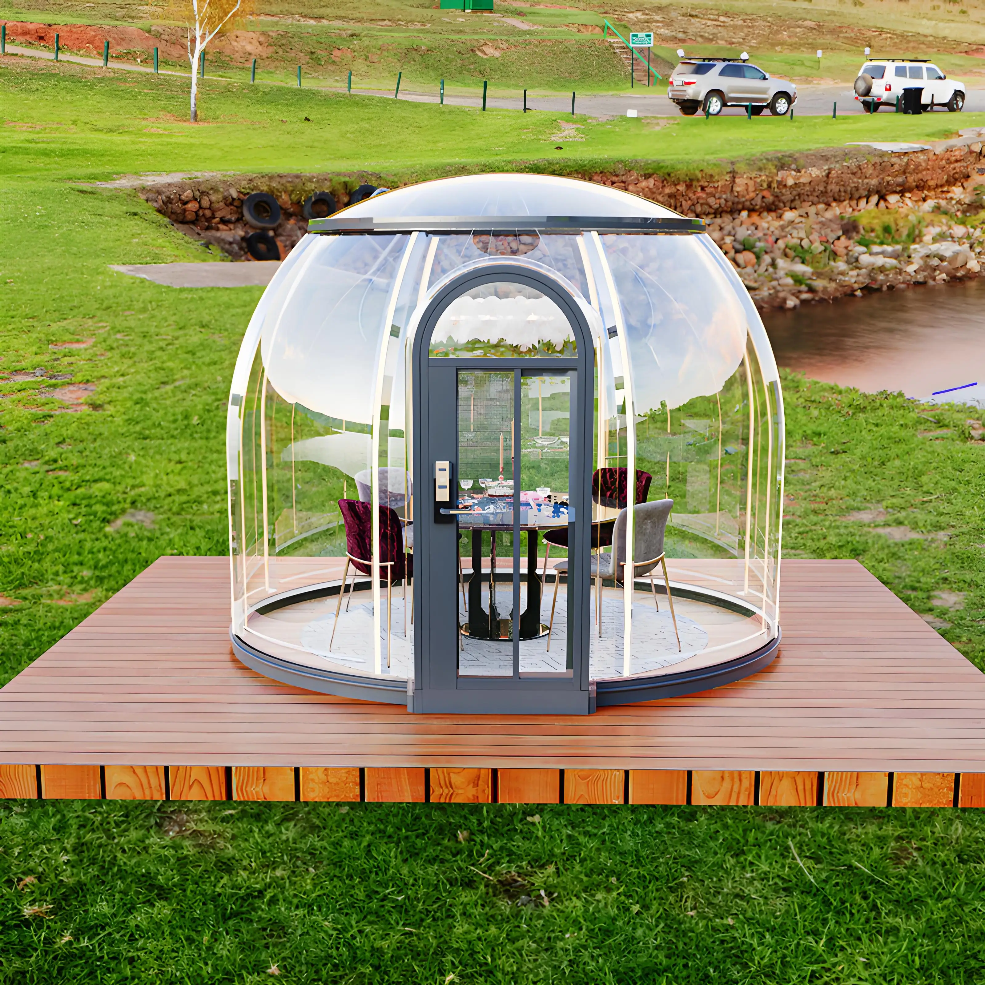 Outdoor Landscape Starry  Room Homestay Home Camping Integrated Room Space Cabin Restaurant