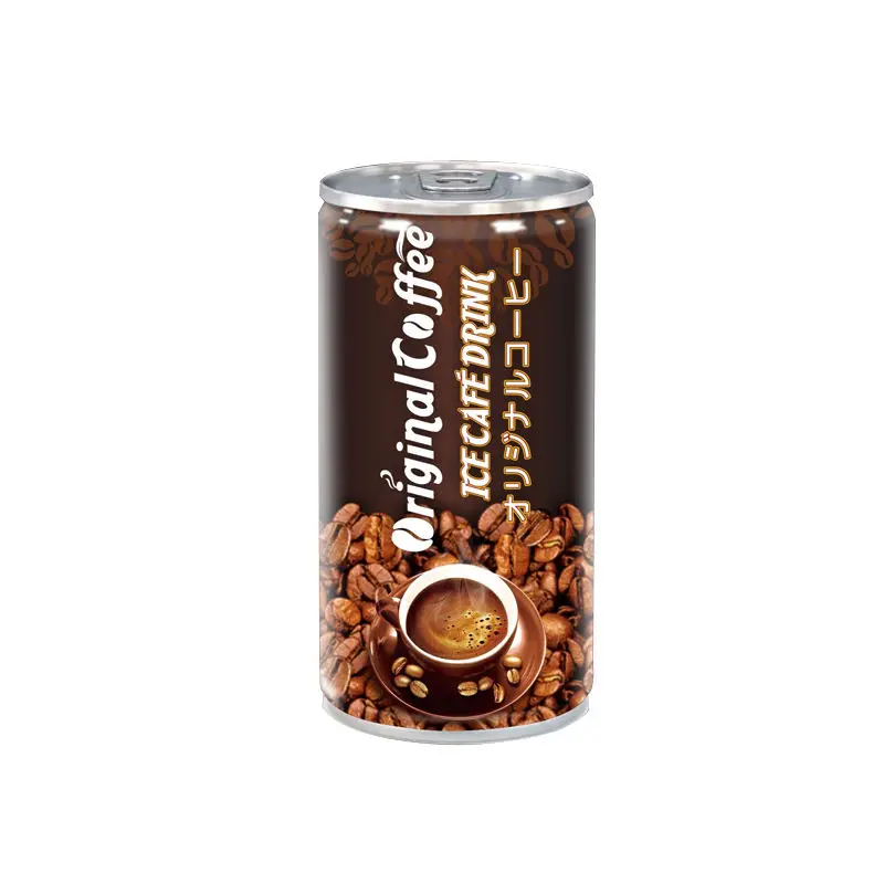 Wholesale High Quality Original 180ml Can Instant Black Coffee Drink