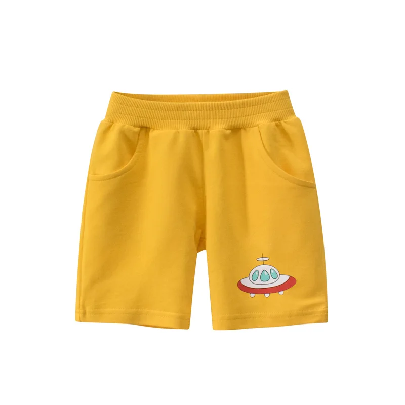 Лето 2021, Новые французские махровые Короткие повседневные шорты для мальчиков