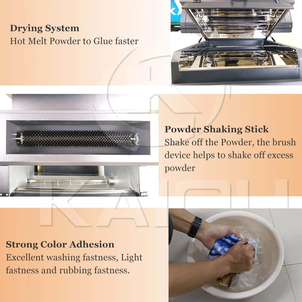 flatbed digital banner t shirt printer digital t-shirt 4 head 60cm dtf printer printing machine professional dtf printer dtf