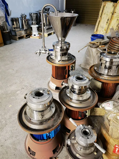 Wholesale multi function durian paste colloid mill/fish meat paste making machine 80 model nut paste milling emulsion machine