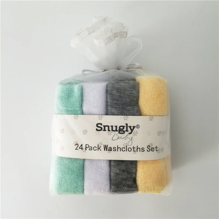 
24Pieces Extra Soft And Ultra Absorbent Bath Cloth Soft Washcloths Baby Set For Gift Home Hotel Kitchen Sports 