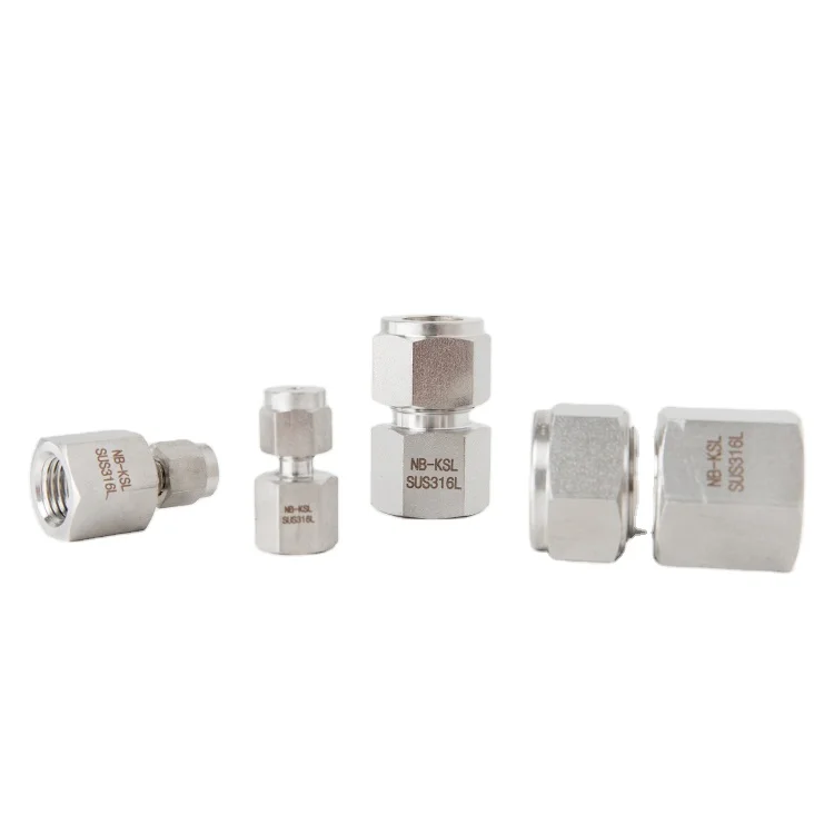 
Compression Instrument Fittings 6000psi Swagelok Tube Fitting Female Connector Npt Ferrule 