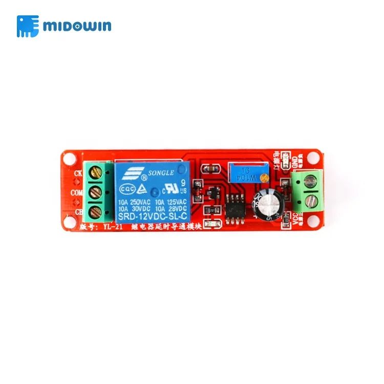 
New & Original DC 12V Delay Relay Shield 0~10S Timer Switch Adjustable Module Time Delay Relay Module NE555 