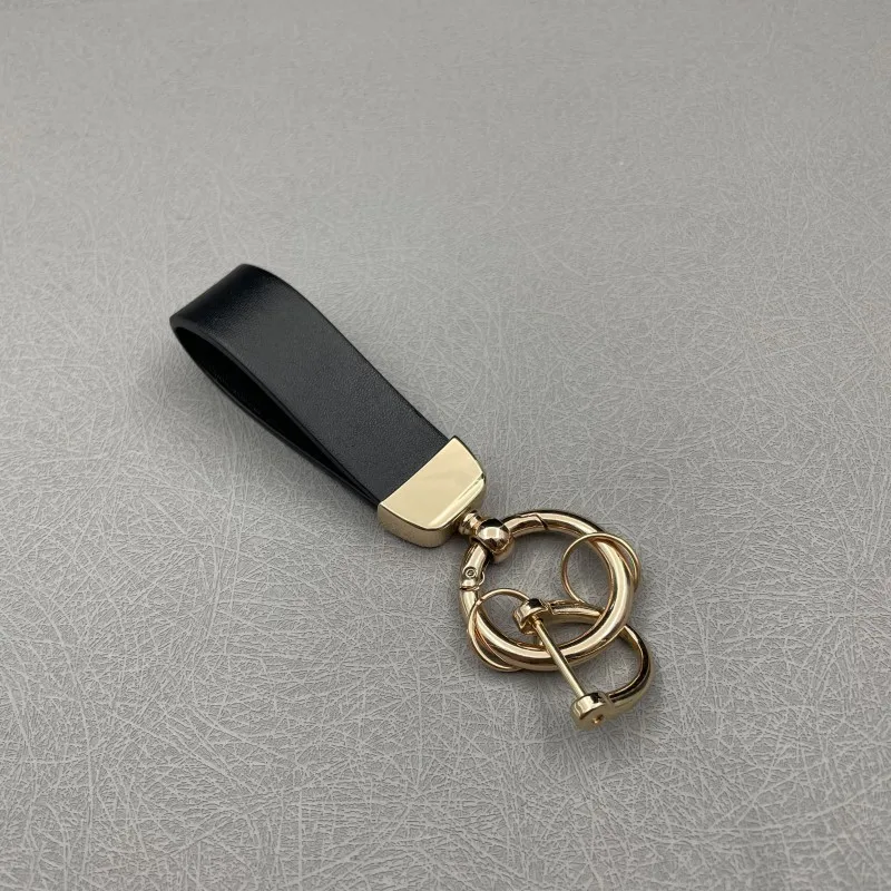 Simple car metal key chain can print pattern model LOGO key ring key chain creative hanging small gifts