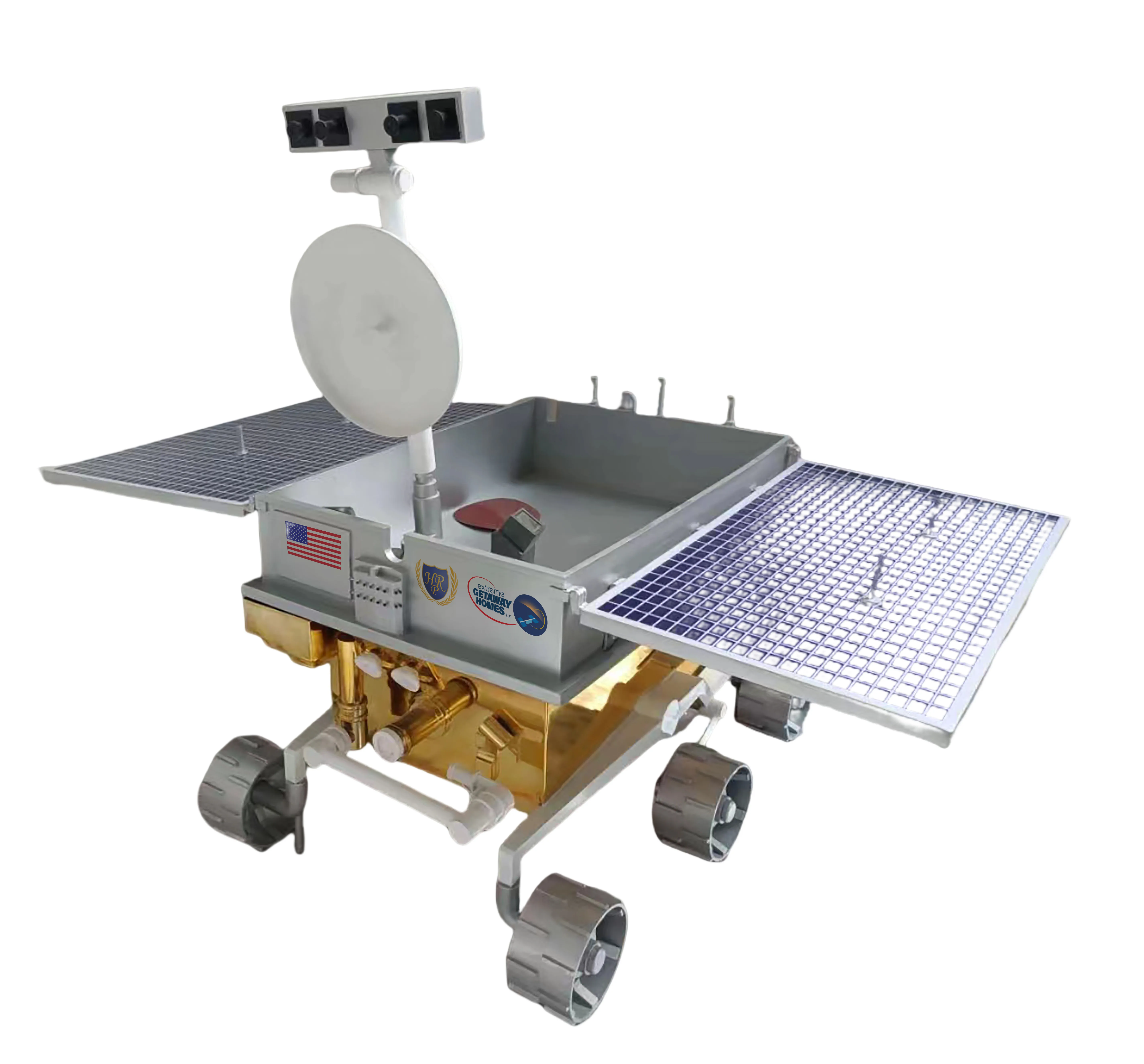 NASA  space theme fiberglass  Model Mars Rover with logos