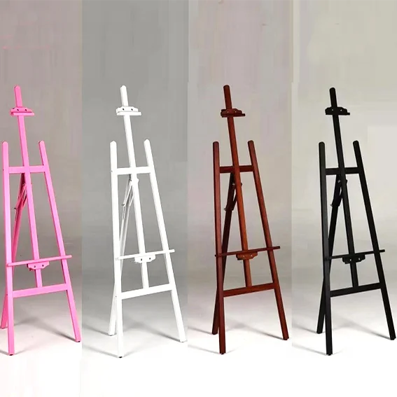 Wholesale French Easels Art Professional Studio Drawing Painting Wood Artist Easel Stand Display Stand For Painting