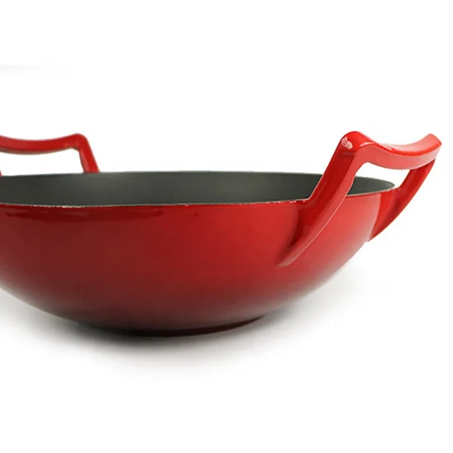 Manufacturers Wholesale Double Handle Enamel Cast Iron Pot
