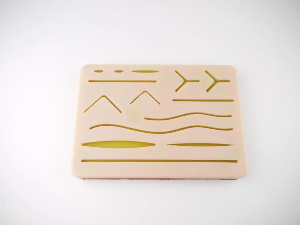 Wound Skin Suturing Pad Medical Students Suture Training Pad